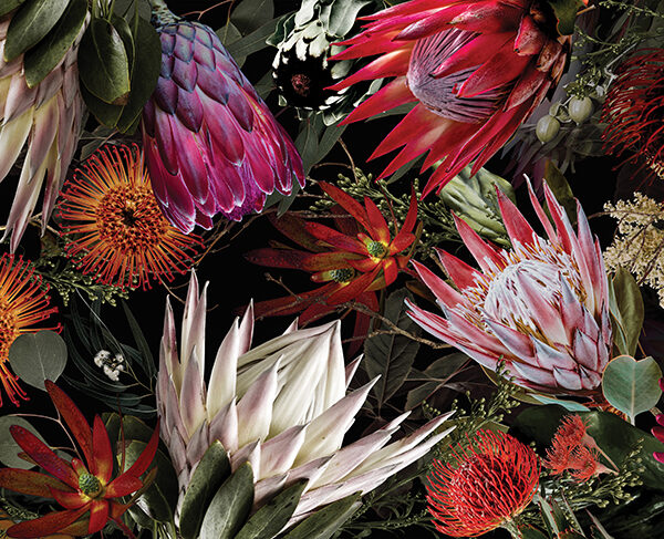 Tablecloth (Mock Linen) - Cape Wildflower