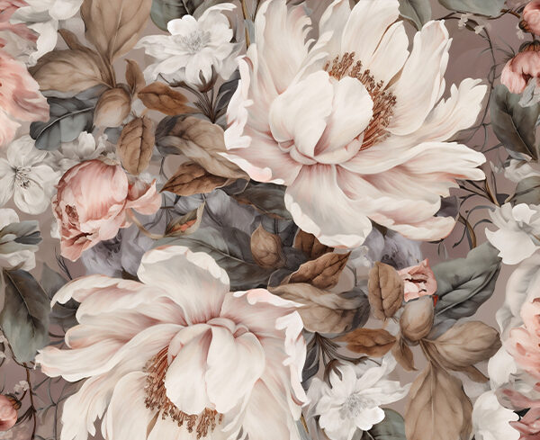 Tablecloth (Mock Linen) - Floral Couture