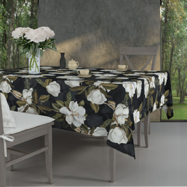 Tablecloth (Mock Linen) - Magnolia