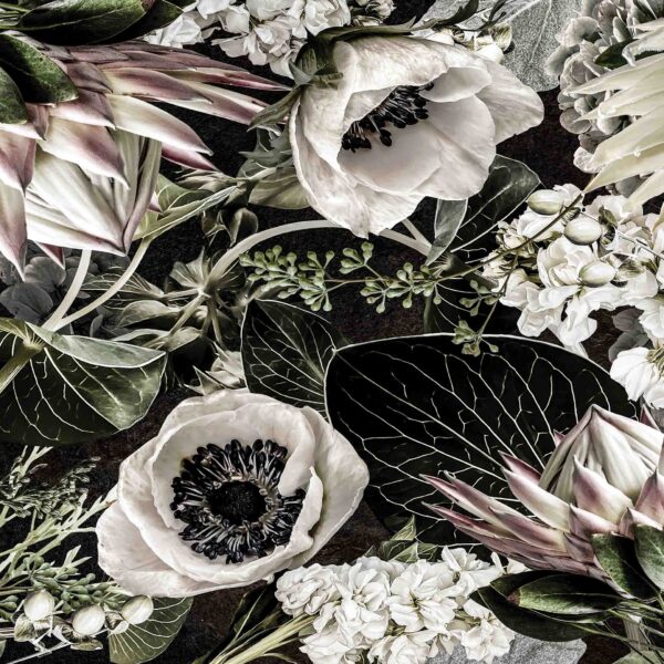 Tablecloth (Mock Linen) - Protea Lush Green