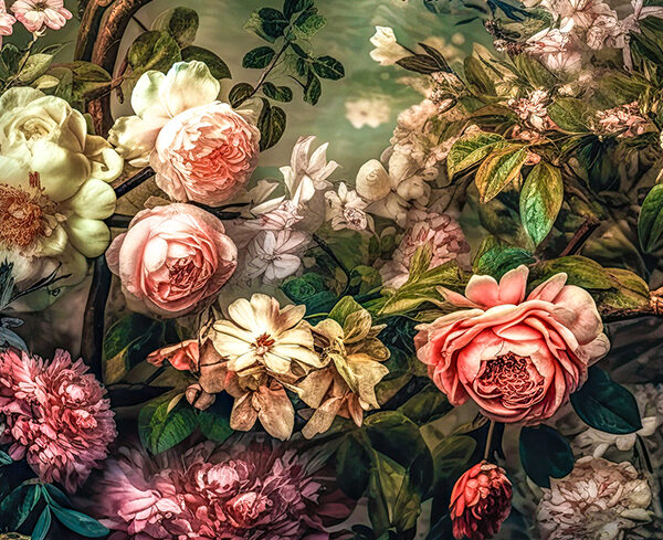 Tablecloth (Mock Linen) - Secret Garden