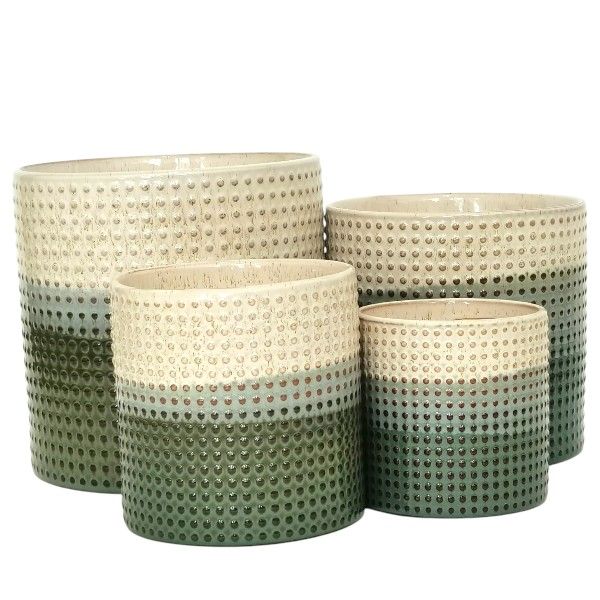 Planter White / Green / Dark Green (231365)