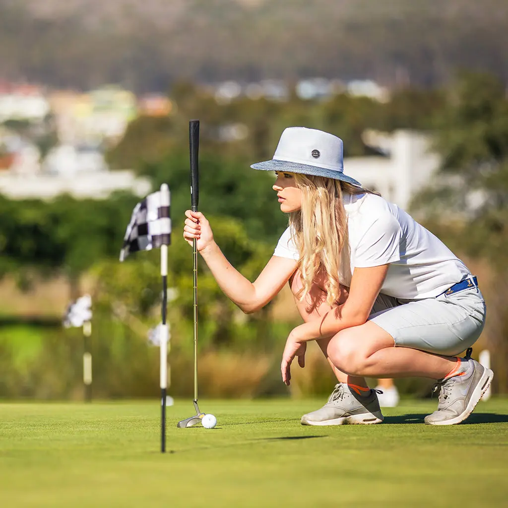 Headwear - Aston Fedora (White / Blue)