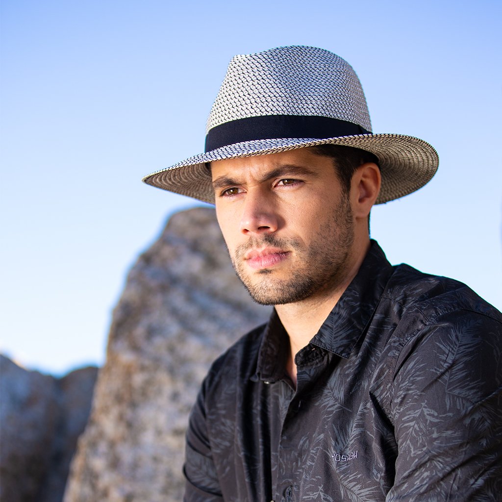 Headwear - Lionel Trilby (Black & White)