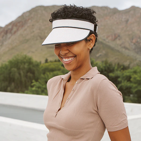 Headwear - Bianca Peak (Ivory / Black)