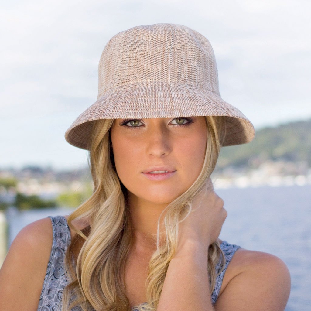 Headwear - Lizzie (Mixed Camel)