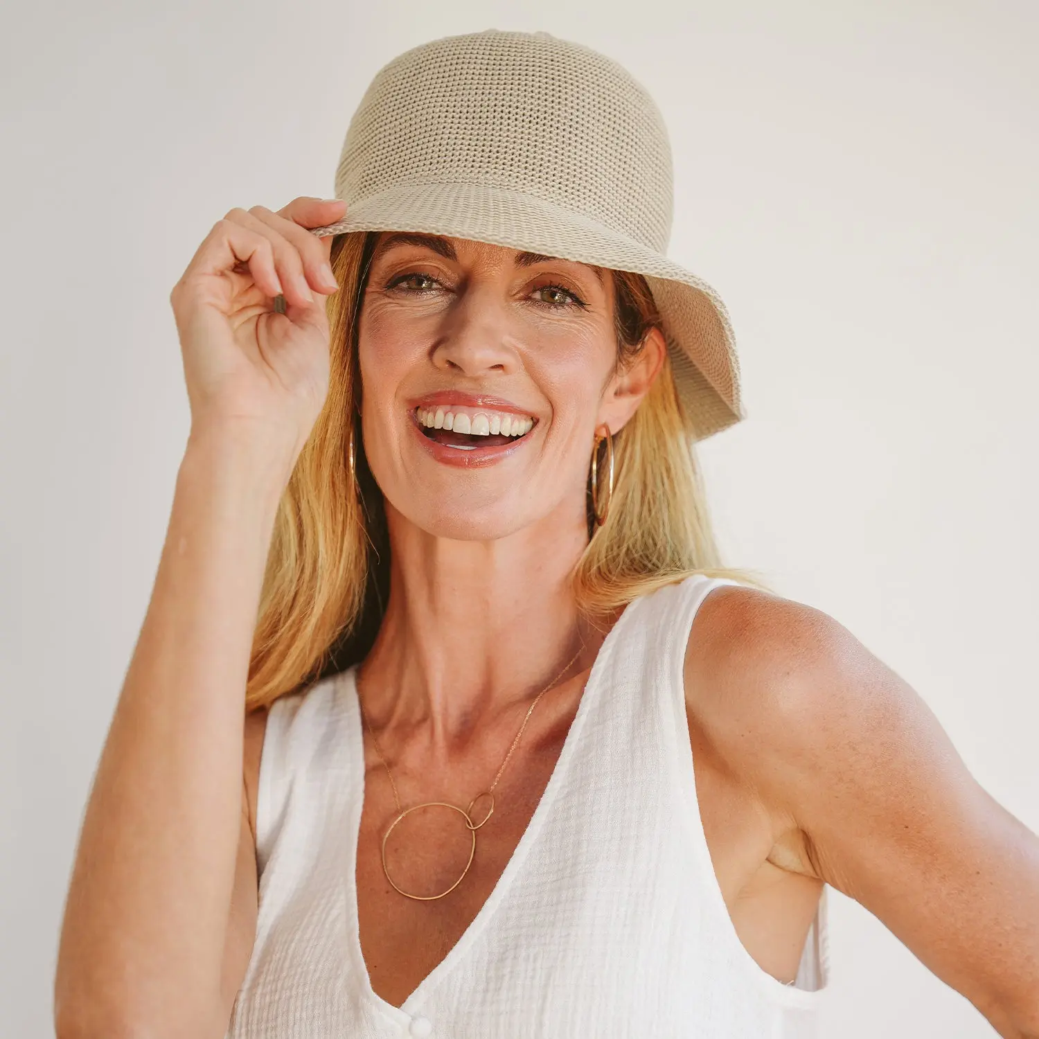 Headwear - Lizzie (Stone)