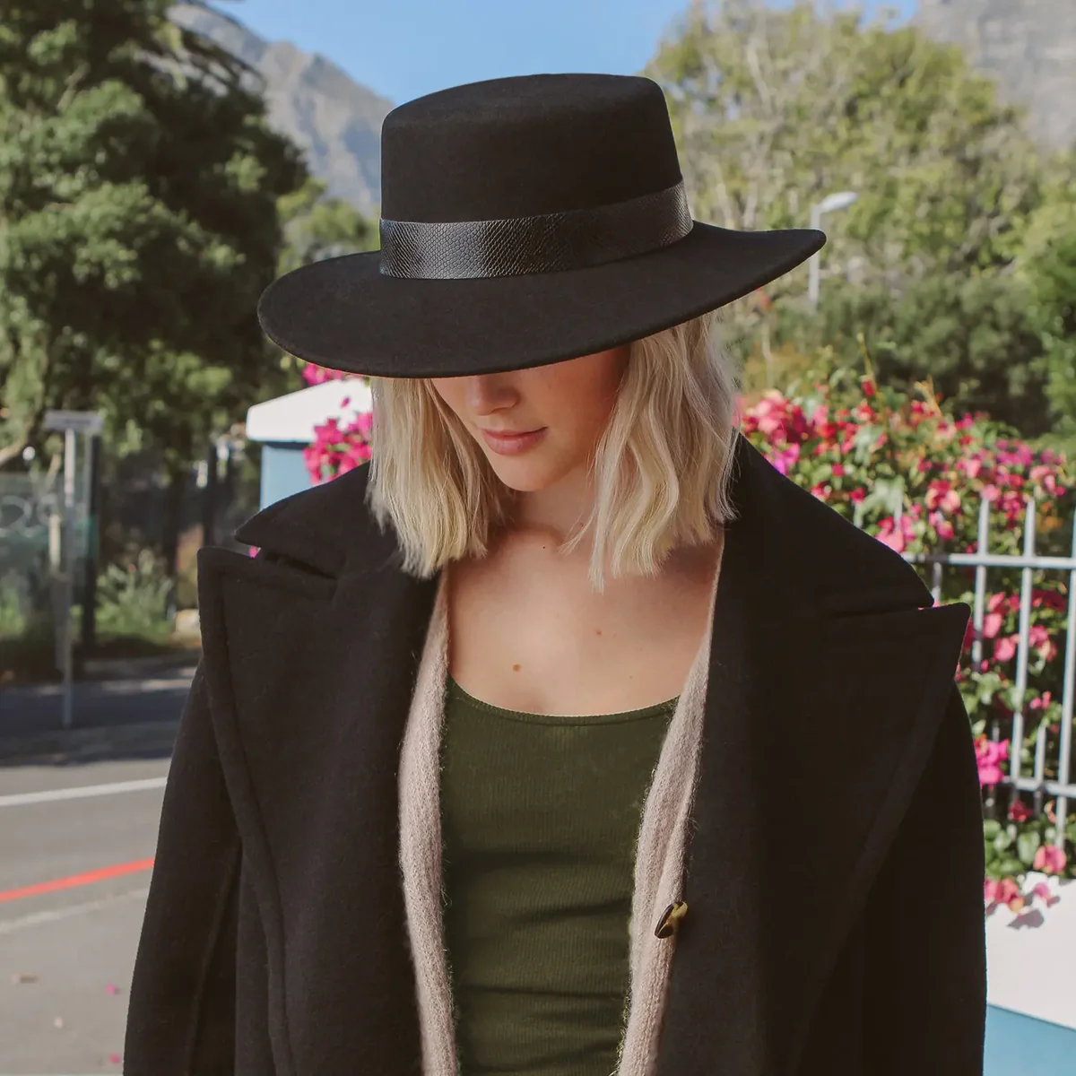 Headwear - Nicky Boater (Black)