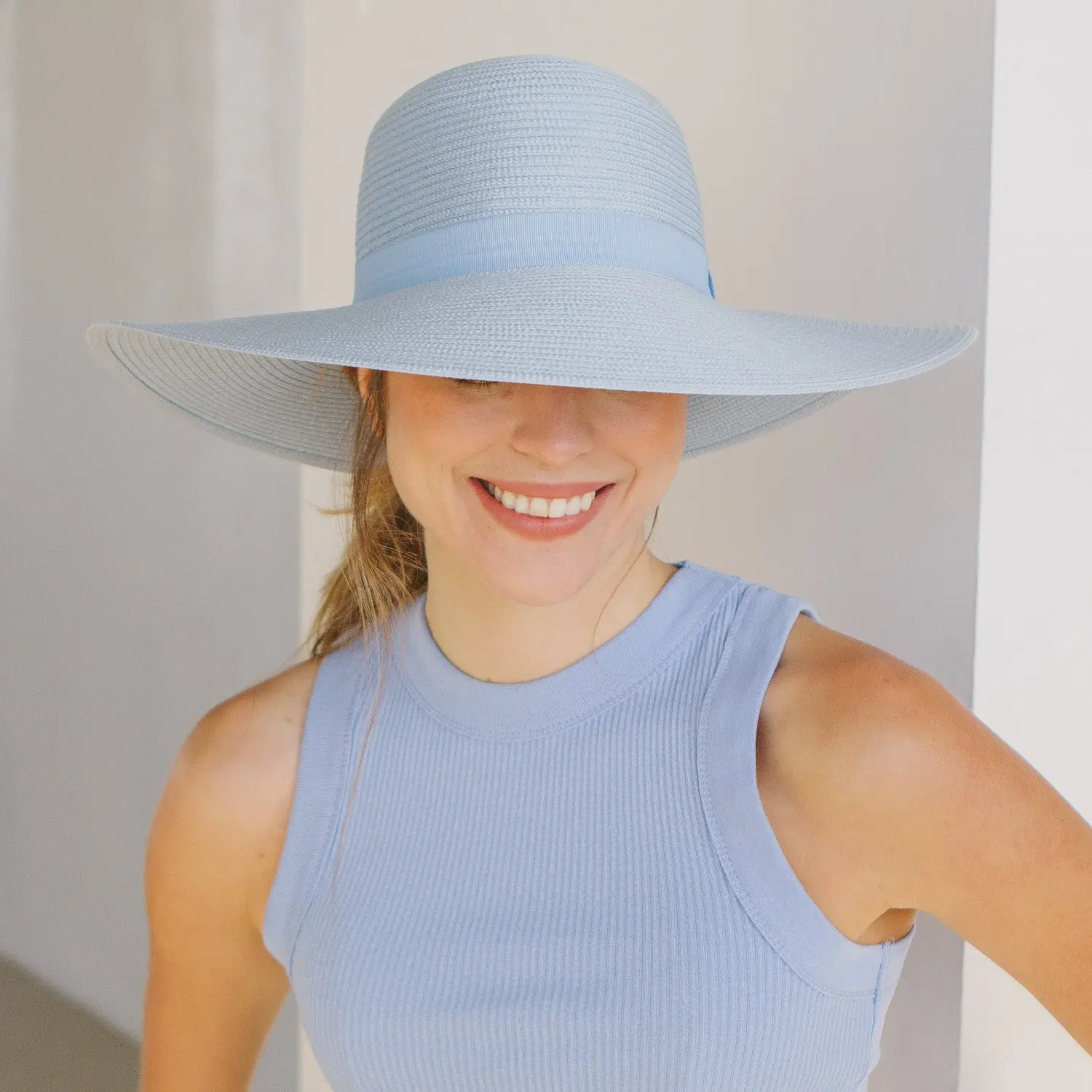 Headwear - Rosie Resort Hat (Light Blue)
