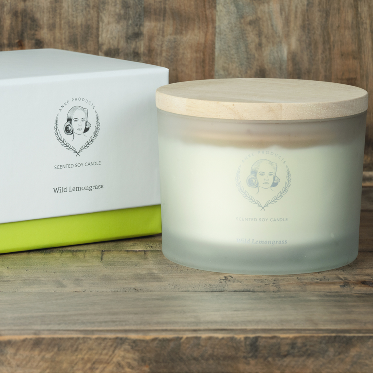 Anke Products - Soy Candle - Wild Lemongrass (370g)