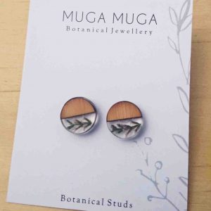 Muga Muga Studs - Halfie Bamboo Lemon Verbena