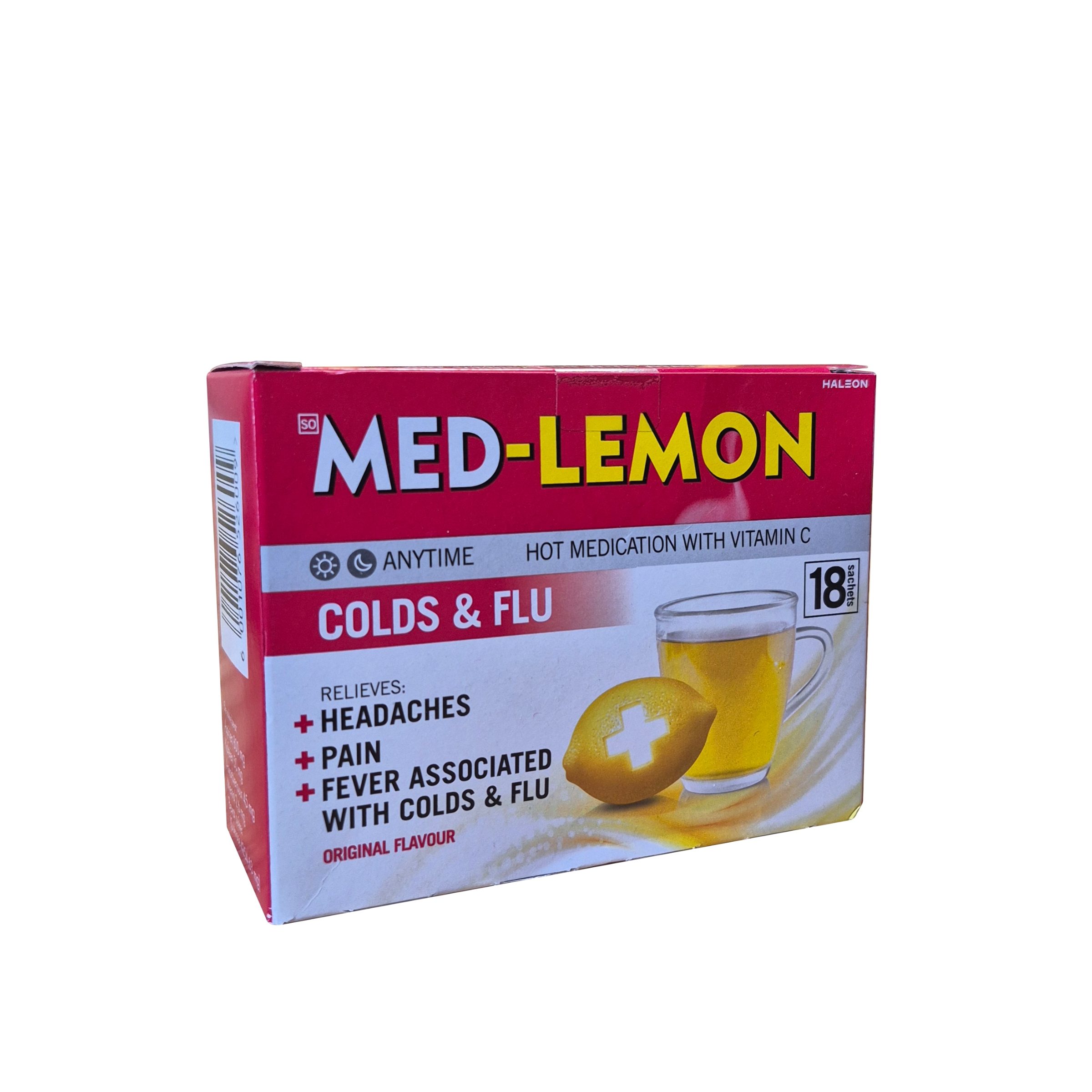 Med-Lemon Hot Medication Original 18 Sachets