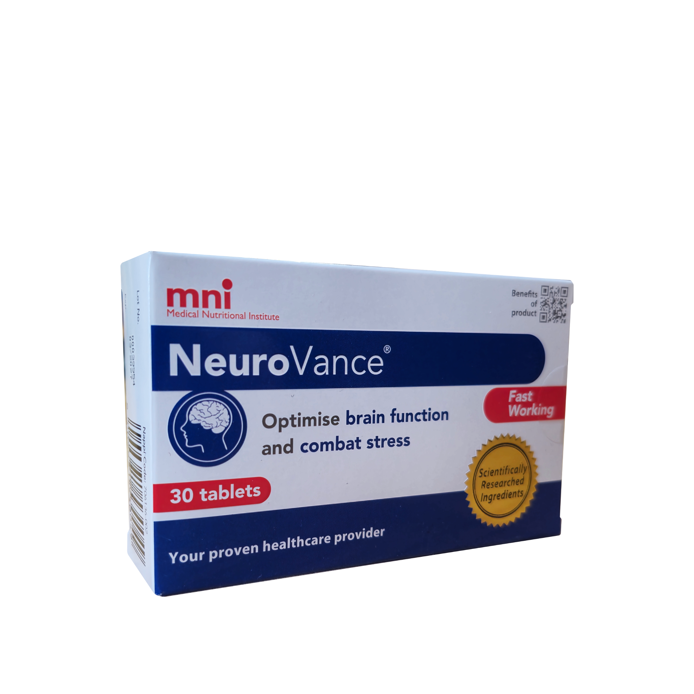 MNI NeuroVance Brain Supplement - 30 Capsules