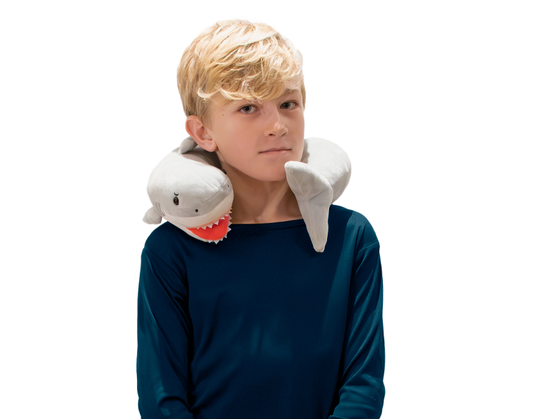 SS Snuggle Buddy Travel Pillow - Fin the Great White Shark