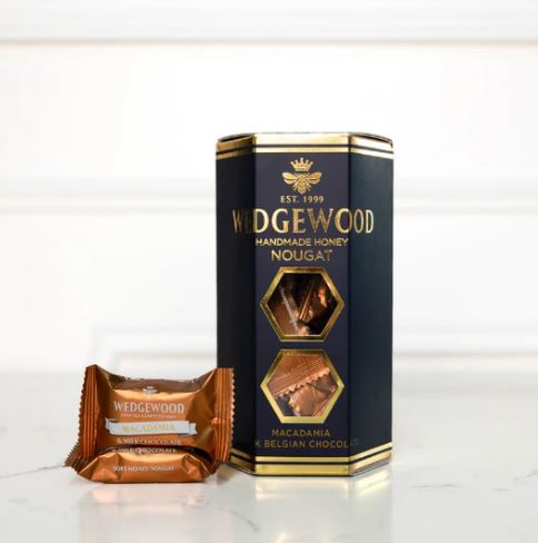 Wedgewood Gift Box Hex - Milk Chocolate & Macadamia Bon Bons