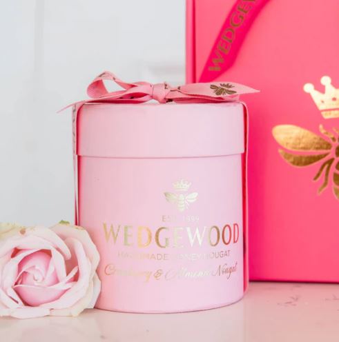 Wedgewood Gift Box Small Hat Pink - Cranberry & Almond