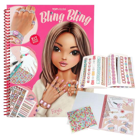 Top Model - Create your Bling Bling Colouring Book Jewellery (0413740)
