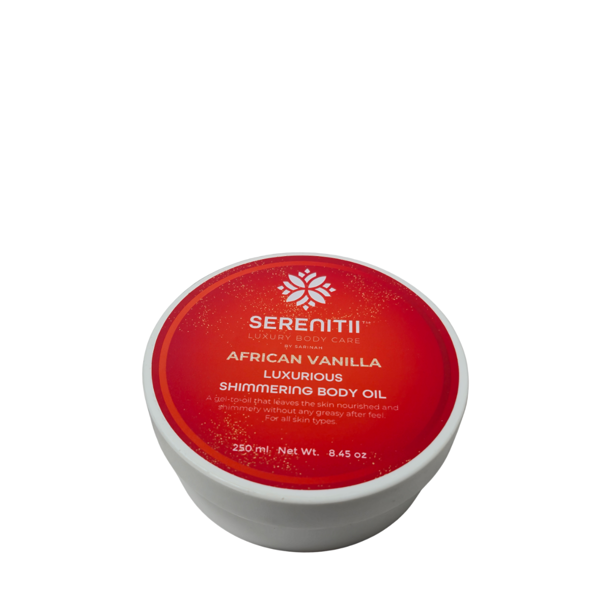 Serenitii African Vanilla Luxurious Shimmering Body Oil 250ml