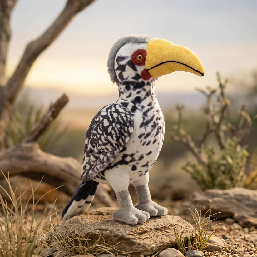 Feather Friends - Birds - Southern Yellow-Billed Hornbill (Pre-Order)