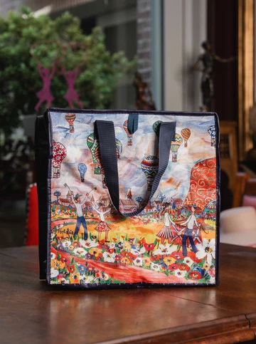 Portchie - Cooler Bag Large - Hot Air Balloons