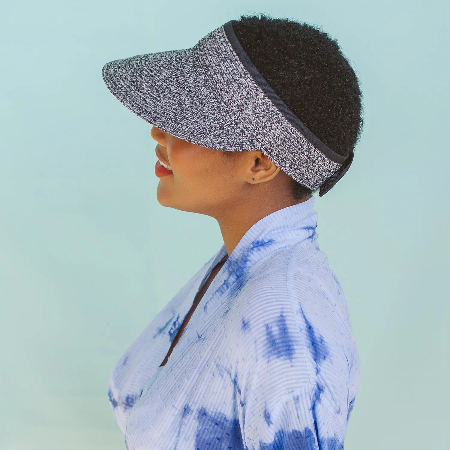 Headwear - Carey Visor (Mixed Black)