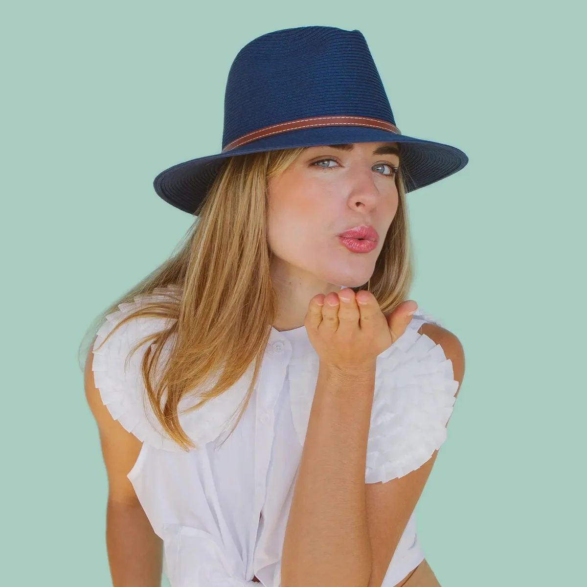 Headwear - Cooper Fedora (Navy)