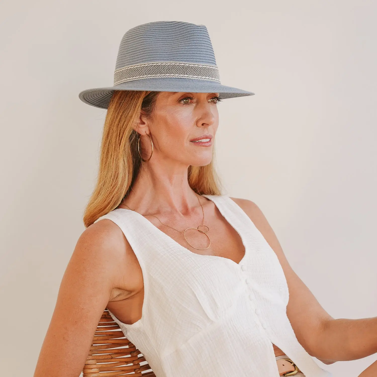 Headwear - Dunes Fedora (Petrol Blue)