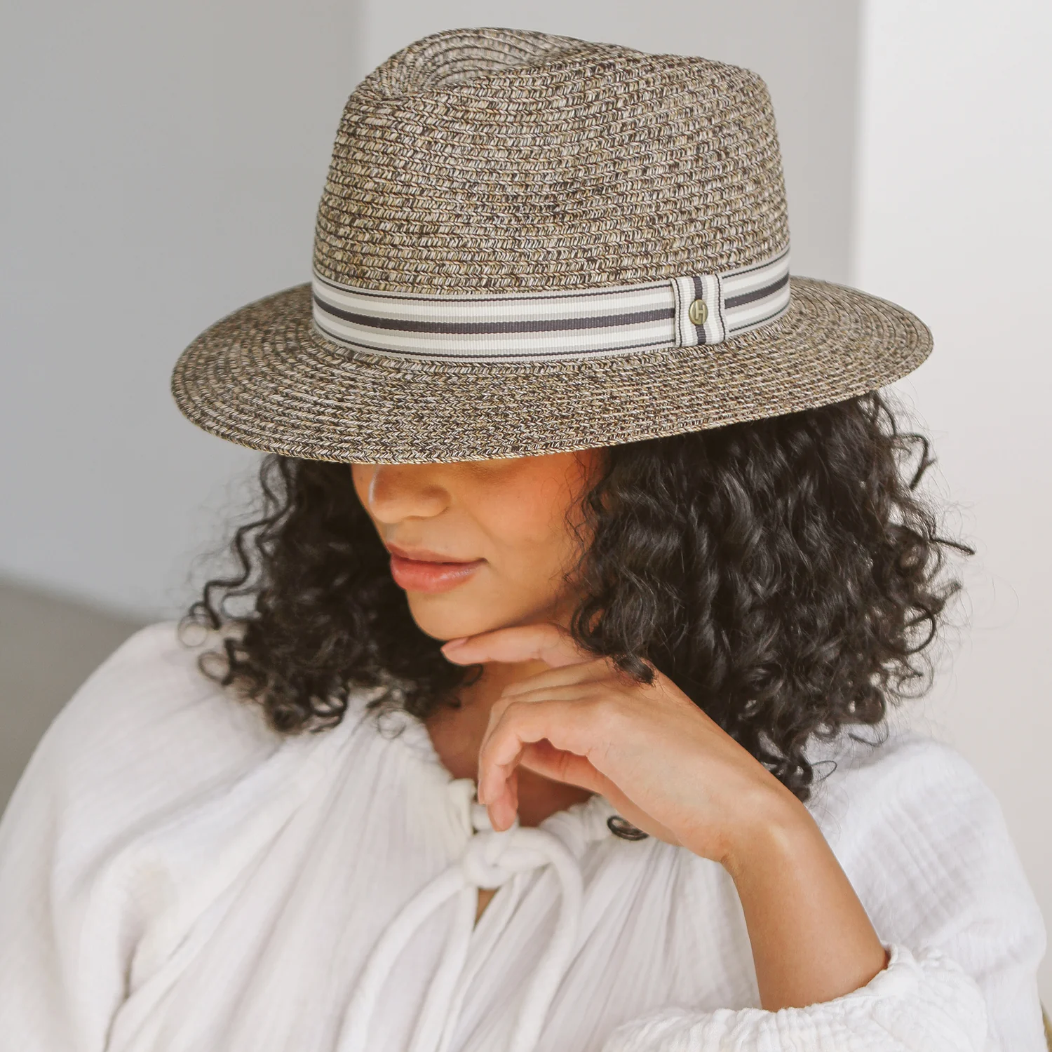Headwear - Horizon Fedora (Mixed Light Brown)